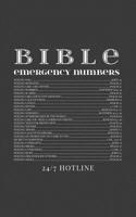 Bible Emergency Numbers: Bible Emergency Hotline Numbers Cool Christian Notebook - Funny Religious Scripture Motivational Verses Doodle Diary Book Gift Idea To Show Support And Love For Jesus Christ F 1078206015 Book Cover