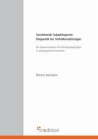Verstehende Subjektlogische Diagnostik Bei Verhaltensstorungen 3868503293 Book Cover