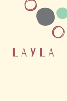 Layla: Personnalized notebook for girls & Women: Pretty Vintage lined journal for Diary, Composition, school notes, Journaling, Writing, Planning. 1660529379 Book Cover