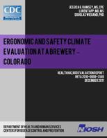 Ergonomic and Safety Climate Evaluation at a Brewery - Colorado 149356529X Book Cover