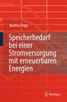 Speicherbedarf Bei Einer Stromversorgung Mit Erneuerbaren Energien 3642019269 Book Cover