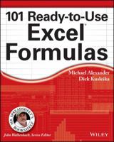 101 Ready-To-Use Excel Formulas 1118902688 Book Cover