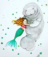 La sirena y el manatí 0578523876 Book Cover