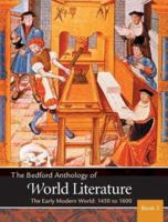 Bedford Anthology of World Literature Vol. 3: The Early Modern World 0312402627 Book Cover