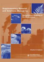 Mathematical Modeling in the Environment Teachers book 0883857138 Book Cover