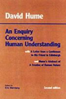 An Enquiry Concerning Human Understanding/Letter from a Gentleman to His Friend in Edinburgh/Abstract of a Treatise of Human Nature 0872202305 Book Cover