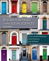 Research Methods in the Social Sciences w/Data Bank CD 071675519X Book Cover