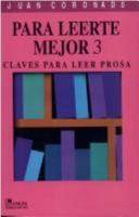 Para leerte Mejor 3/ To Read Better 3 9681848888 Book Cover