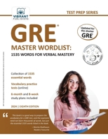 GRE Master Wordlist: 1535 Words for Verbal Mastery 1636511392 Book Cover
