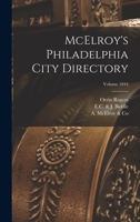 McElroy's Philadelphia City Directory Volume 1844 1018619119 Book Cover