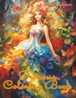 Princess Coloring Book B0C6PD3488 Book Cover