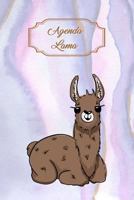 Agenda Lama: Agenda perpétuel avec couverture et intérieur Lama - 56 semaines avec des pages supplémentaires à découvrir (15 x 23 cm) (Mon Agenda Perpétuel) 1790753767 Book Cover