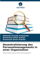 Dezentralisierung des Personalmanagements in einer Organisation 6630242874 Book Cover