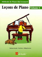 Piano Lessons Book 4 - French Edition: Hal Leonard Student Piano Library 9043110973 Book Cover