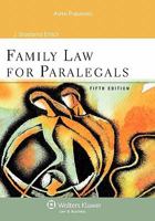 Family Law for Paralegals 0735524432 Book Cover