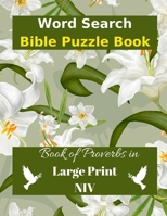 Word Search Bible Puzzle: Book of Proverbs Book in Large Print 1777252407 Book Cover