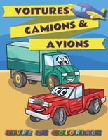 Voitures, camions et avions livre de coloriage: Pages à colorier pour les enfants de 2 à 4 ans | Illustrations de haute qualité de véhicules, de ... les garçons et les filles B08PXHJ9K5 Book Cover