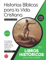 Serie 2: LIBROS HISTÓRICOS (Maestro): 37 lecciones sobre historias bíblicas entre Jueces, Reyes y Profetas (Historias Bíblicas para la Vida Cristiana) B08VYBN6M8 Book Cover