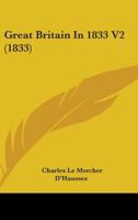 Great Britain In 1833 V2 1164661485 Book Cover