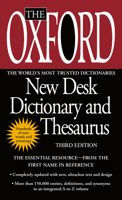 The Oxford Desk Dictionary and Thesaurus (Oxford) 0425160084 Book Cover