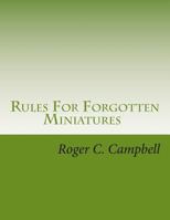 Rules for Forgotten Miniatures: Fov & Sails 1499618417 Book Cover