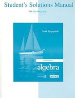 Student's Solutions Manual for use with Intermediate Algebra 0072934743 Book Cover