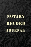 Notary Record Journal: Official Public Large Entries |  Notarial acts records events Log | Notary Template | Receipt Book Paperback Black Cover Background (Notary Records Journal) 1672984521 Book Cover