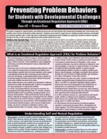 Preventing Problem Behaviors for Students with Developmental Challenges Through an Emotional Regulation Approach (ERA) Guide #2 - Symbolic Stage 1935609521 Book Cover