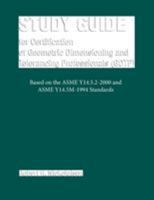 Study Guide for Certification of Geometric Dimensioning and Tolerancing Professionals (GDTP) 0791801888 Book Cover