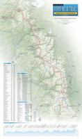 John Muir Trail Wall Map - Laminated (14 x 24 inches) (Erik the Black’s Hiking Maps) 1736727923 Book Cover