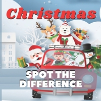 Christmas Spot the Difference: Here is a wonderful full-colour spot the difference book for children that will make a great stocking-filler or affordable extra little Christmas present B08DBYQ1MW Book Cover