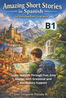 Amazing Short Stories in Spanish for Intermediate learners (B1): Learn Spanish Through Fun, Easy Stories with Grammar and Vocabulary Support (Spanish for foreign Students) (Spanish Edition) B0GVJDND4X Book Cover