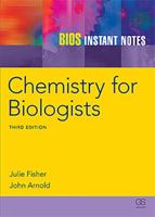 Instant Notes in Chemistry for Biologists (Instant Notes) 1859962416 Book Cover