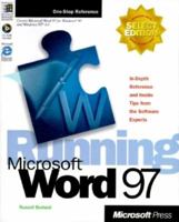 Running Microsoft Word 97 for Windows Select Edition (Select Editions) 157231320X Book Cover