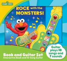 Sesame Street: Rock with the Monsters! Book and Guitar Set [With Battery] B0G18GQXMY Book Cover