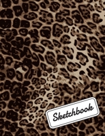 Sketchbook: Cheetah Notebook, Personalized Large Artist Sketchbook With Blank Paper For Drawing, Sketching and Creative Doodling (Workbook and Handbook), 120 pages, 60 sheets, 8.5" X 11" 1692874888 Book Cover