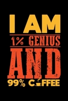 Notebook: Calendar / Planner 2020 Coffee Caffeine Genius Joke Funny Gift Design 120 Pages, 6X9 Inches, Yearly, Monthly, Weekly & Daily 1673721303 Book Cover