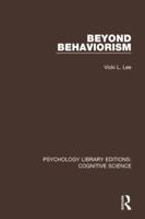 Beyond Behaviorism 1138641340 Book Cover