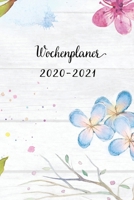 Wochenplaner 2020-2021: Coelinblau Blumen Wochen - und Monatsplaner Terminkalender Tagesplaner ein Liebevolles Geschenk f�r Frauen Kollegen 170406483X Book Cover