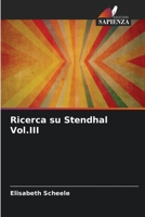 Ricerca su Stendhal Vol.III 6205645319 Book Cover