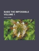 Babs the Impossible Volume 1 1236856554 Book Cover