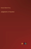 Judgments in Vacation 3368929925 Book Cover