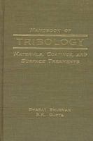 Handbook of Tribology: Materials, Coatings, and Surface Treatments 0070052492 Book Cover
