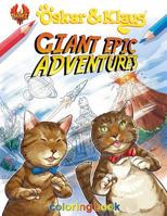 Oskar & Klaus: Giant Epic Adventures Coloring Book 0999616323 Book Cover