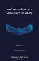 Macqueen and Thomson on Contract Law in Scotland 1784513164 Book Cover