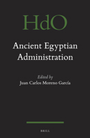Ancient Egyptian Administration 9004249524 Book Cover