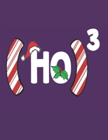 HO3: Santa's HO3 Christmas: Notebook/Journal, Line Paper, 8.5" x 11", 200 Pages 2 1692376993 Book Cover