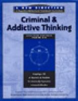 Criminal and Addictive Thinking Long Term Workbook, Parts 4-6 1568388411 Book Cover