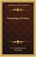 Teachings of Osiris 116256895X Book Cover