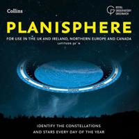 Planisphere: Latitude 50°N – for use in the UK and Ireland, Northern Europe and Canada 0007540752 Book Cover